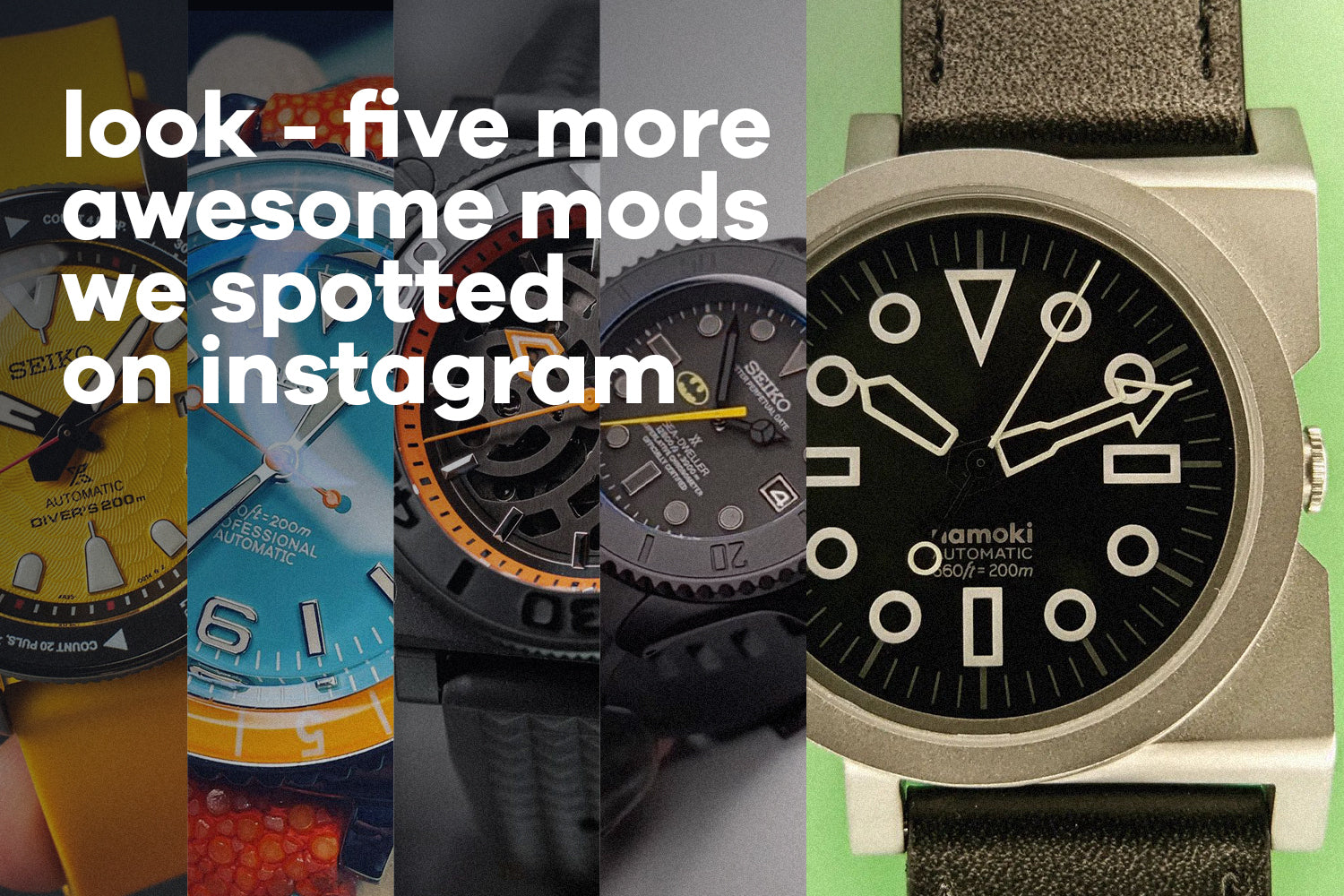 The Cleanest Seiko GMT Mods We've Seen on IG So Far – namokiMODS