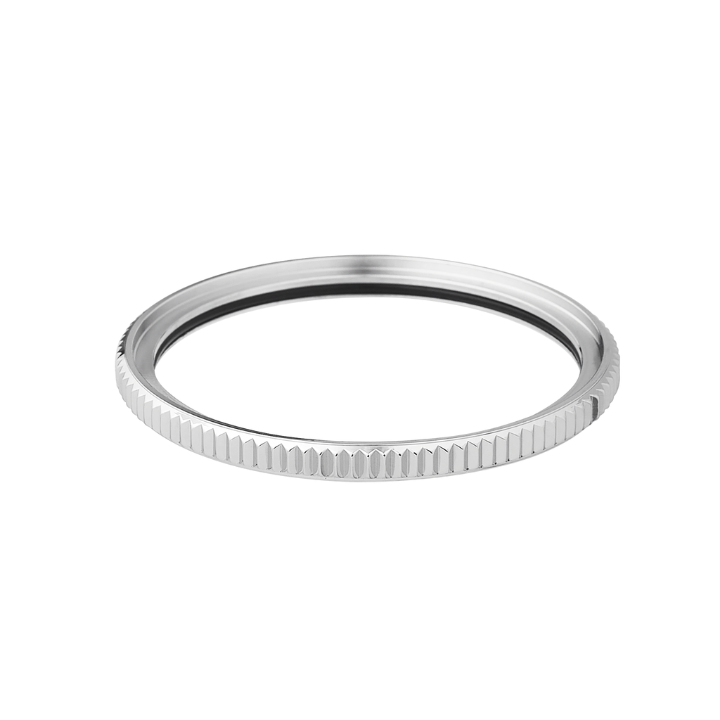 SSK Slim Coin Edge Bezel: Steel Finish