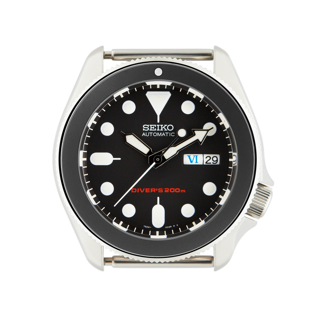 SKX007/SRPD Ceramic Bezel Insert: Sterile Matte Black