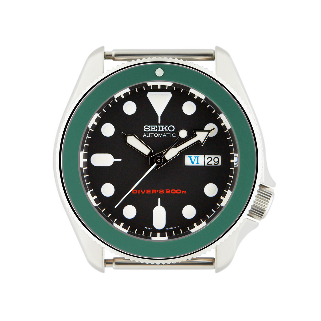 SKX007/SRPD Ceramic Bezel Insert: Sterile Matte Green