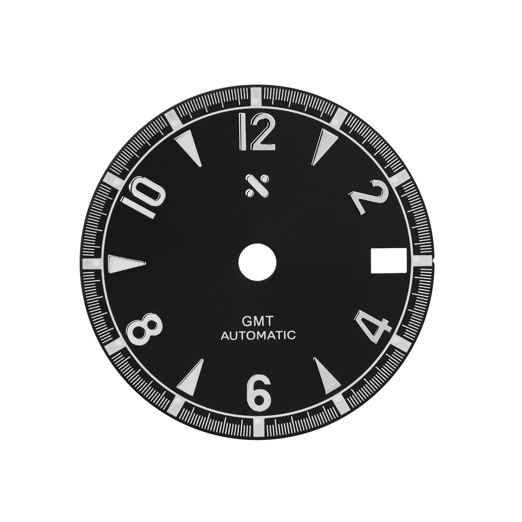 Watch Dial: GMT Alpine Black