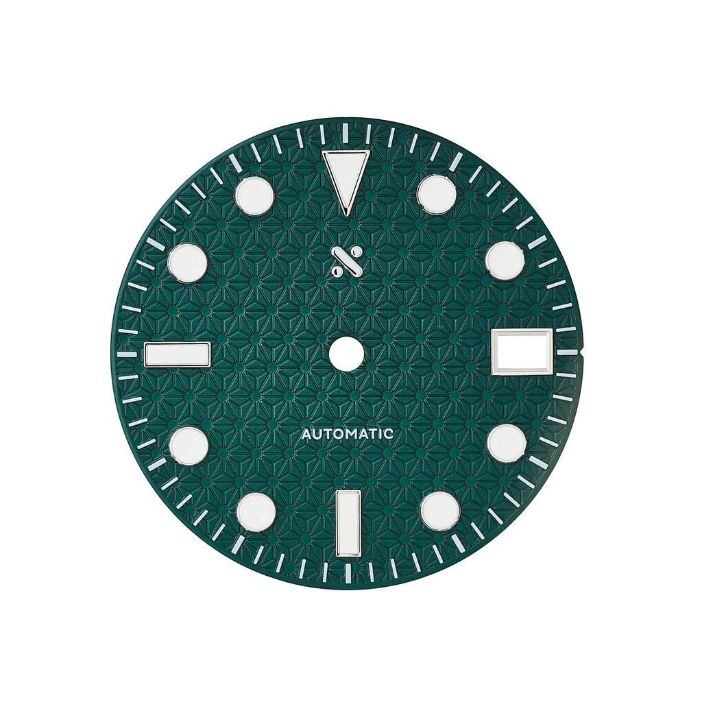 Watch Dial: Asanoha Green