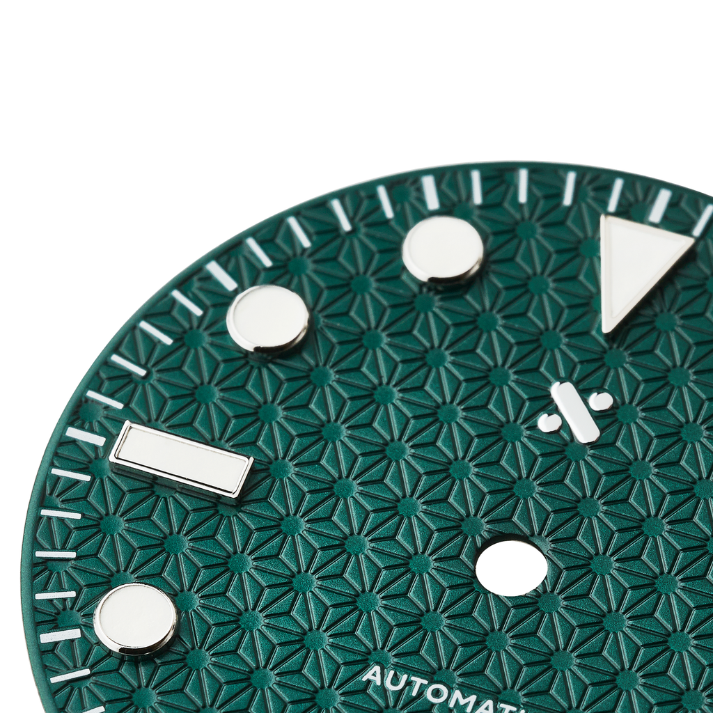 Watch Dial: Asanoha Green