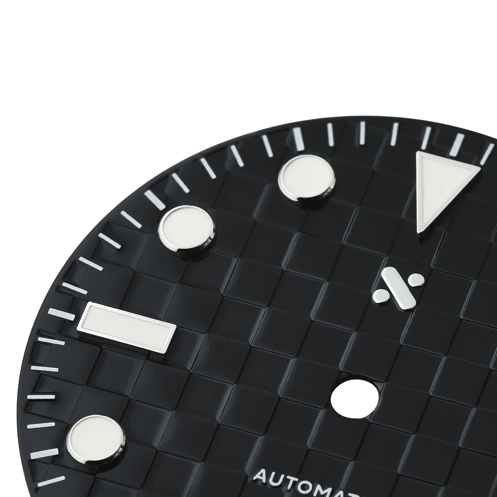 Watch Dial: Checkerboard Cool Black