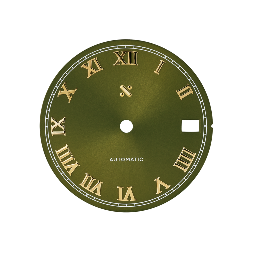 Watch Dial: DJ Olive Green/Gold